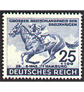 Deutsches Reich Nr. 814 Das Blaue Band 1942