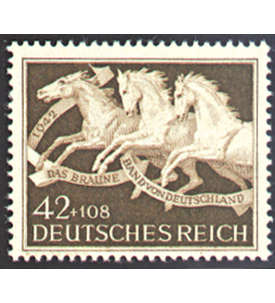 II Deutsches Reich Nr. 815 Braunes Band 1942