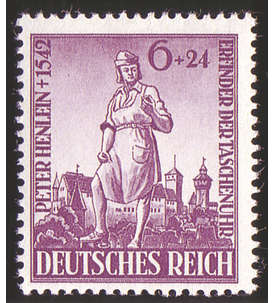 Deutsches Reich Nr. 819 Peter Henlein 1942