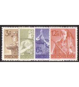   Deutsches Reich Nr. 850-853 Arbeitsdienst 1943