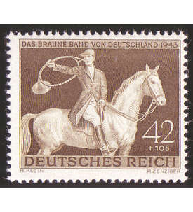   Deutsches Reich Nr. 854 Das Braune Band 1943