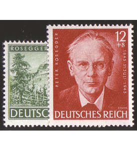   Deutsches Reich Nr. 855-856 Rosegger 1943