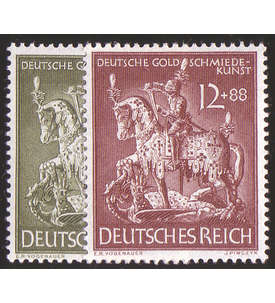 Deutsches Reich Nr. 860-861 Goldschmiedekunst 1943