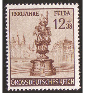   Deutsches Reich Nr. 886 1200 Jahre Fulda 1944