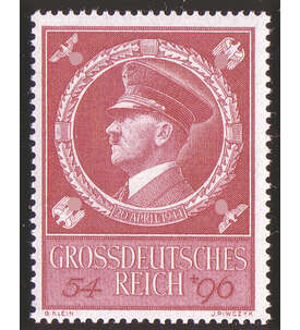  Deutsches Reich Nr. 887 55. Geburtstag Hitlers 1944