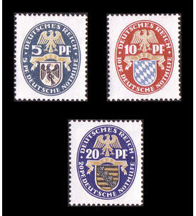 Deutsches Reich Nr. 375-377 postfrisch Nothilfe 1925