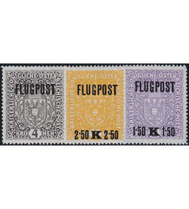 sterreich Nr. 225-227x postfrisch Flugpostmarken 1918