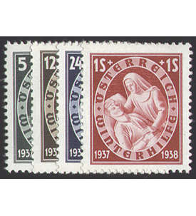 sterreich Nr. 642-645 Winterhilfe 1937