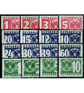 sterreich Portomarken Nr. 159-174