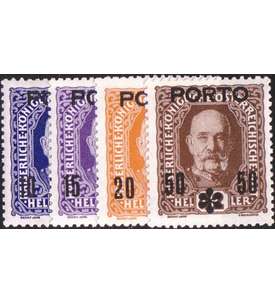 sterreich Portomarken Nr.60-63 postfrisch