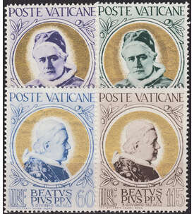 Vatikan Nr. 174-177 postfrisch ** Seligsprechung Pius X. 1951