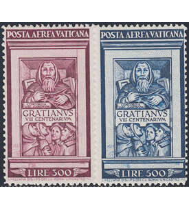 Vatikan Nr. 185-186 postfrisch ** Flugpostmarken 1951