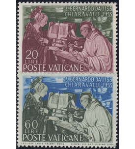 Vatikan Nr. 209-210 postfrisch ** Hl. Bernard 1953