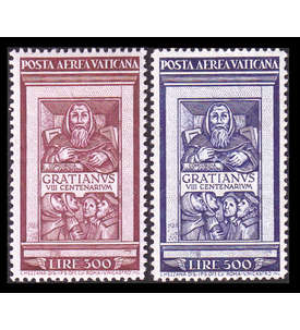 Vatikan Nr. 185-186 Flugpostmarken 1951