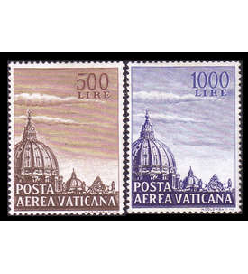 Vatikan Nr. 205-206 Flugpostmarken 1953