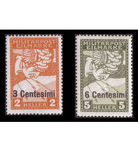 sterreichisch-ungarische Feldpost Ausgaben fr Italien Nr. 24-25 postfrisch