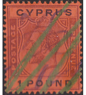 Zypern Nr. 101 mit Fiscal-Entwertung