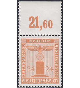 Deutsches Reich Dienst Nr. 163y postfrisch Oberrandstück