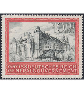 Generalgouvernement Nr. 125    postfrisch Burg Krakau