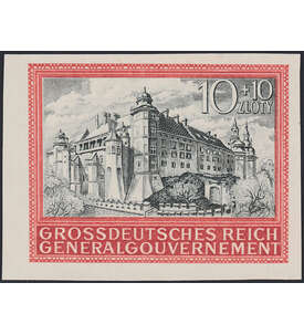 Generalgouvernement Nr. 125U postfrisch Burg Krakau