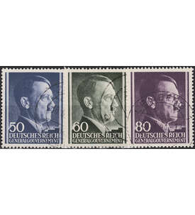 Generalgouvernement Nr. 110-12 gestempelt Hitler