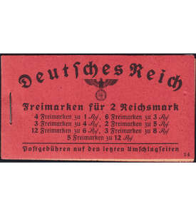 Deutsches Reich Markenheft Nr. 39 Hindenburg 1940 postfrisch
