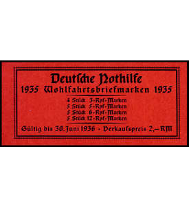 Deutsches Reich Markenheft Nr. 41 Trachten 1935 postfrisch