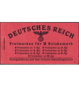 Deutsches Reich Markenheft Nr. 49 Hitler II postfrisch