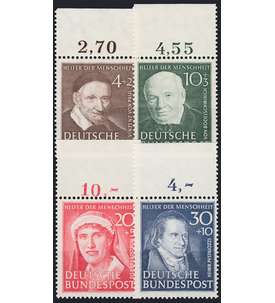 BRD Bund Nr. 143-146 postfrisch ** Wohlfahrt 1951 Oberrandsatz