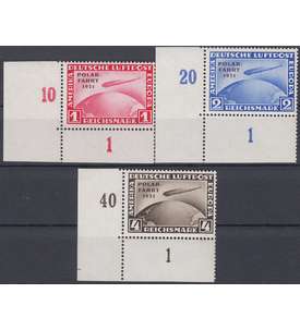 Deutsches Reich Nr. 456-458 postfrisch ** geprft und signiert Peschl Eckrandsatz