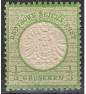 Deutsches Reich Nr. 17 postfrisch Groer Brustschild-1/3 Gr.