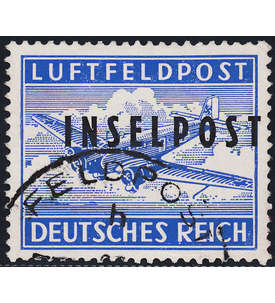 Deutsche Feldpostmarke Nr. 8 A gestempelt Insel Rhodos geprüft + signiert