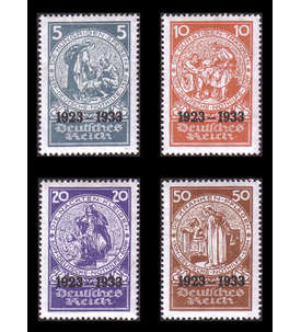 Deutsches Reich Nr. 508-511 postfrisch ** Nothilfe Blockeinzelwerte mit Fotoattest Schlegel