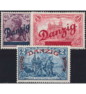 Danzig Nr. 47-49 ungestempelt geprft