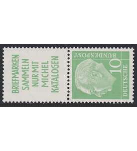 BRD Bund  Zusammendruck S23 postfrisch ** Heuss 1955 (R2+10)