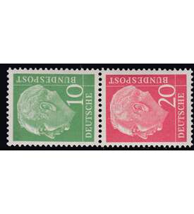 BRD Bund  Zusammendruck S35 postfrisch **  Heuss 1955 (10+20)