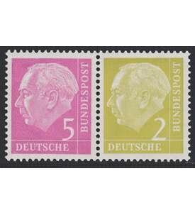 BRD Bund Zusammendruck W11 postfrisch **  Heuss 1956 (5+2)