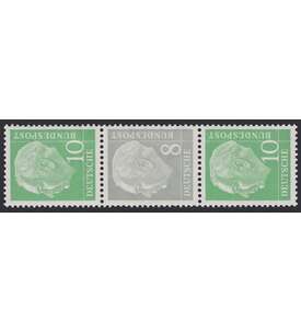BRD Bund  Zusammendruck S46 postfrisch **  Heuss 1956 (10+8+10)