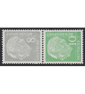 BRD Bund  Zusammendruck S47 postfrisch **  Heuss 1956 (8+10)