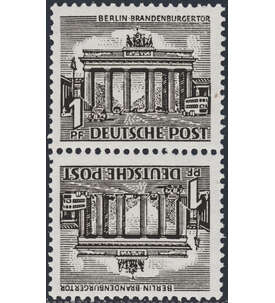 Berlin Zusammendr. SK1 postf.  Bauten 1949 (1+1)