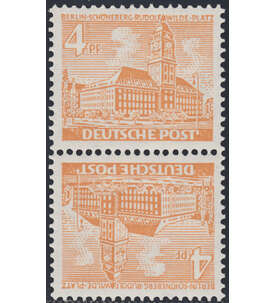 Berlin Zusammendr. SK2 postf.  Bauten 1949 (4+4)