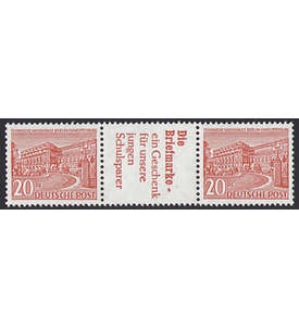 Berlin Zusammendruck W20 postfrisch Bauten 1952 (20+R2+20)