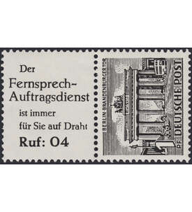 Berlin Zusammendruck S9 postfrisch Bauten 1952 (R6+1)
