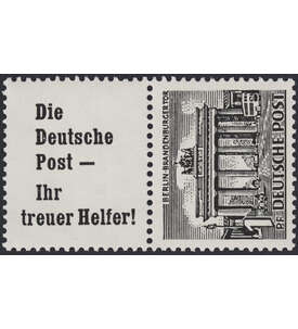 Berlin Zusammendruck S10 postfrisch Bauten 1952 (R7+1)
