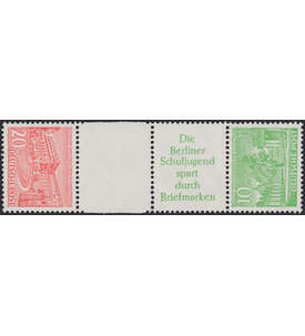 Berlin Zusammendruck SKZ3 postfrisch Bauten 1952 (20+Z+R3+10)