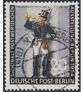 Berlin Nr. 120 gestempelt geprft   Postillion 1954