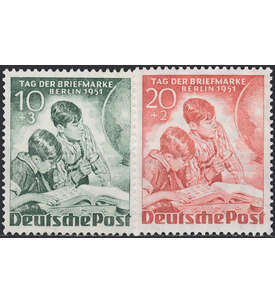 Berlin Nr. 80-81 postfrisch ** geprft Tag der Briefmarke 1951