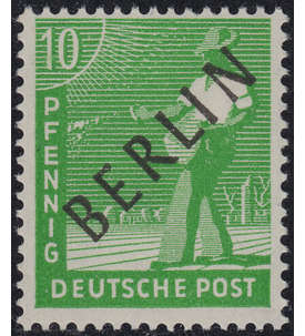 Berlin Nr. 4 postfrisch geprüft 10 Pfg Schwarzaufdruck