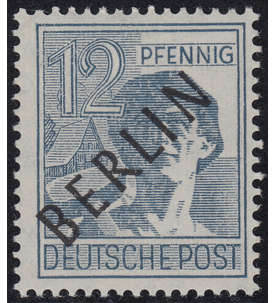 Berlin Nr. 5 postfrisch geprft 12 Pfg Schwarzaufdruck