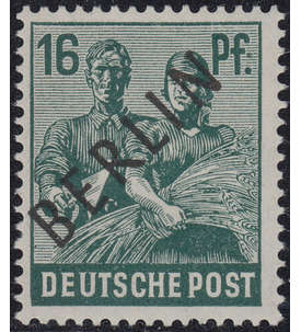 Berlin Nr. 7 postfrisch geprft 16 Pfg Schwarzaufdruck